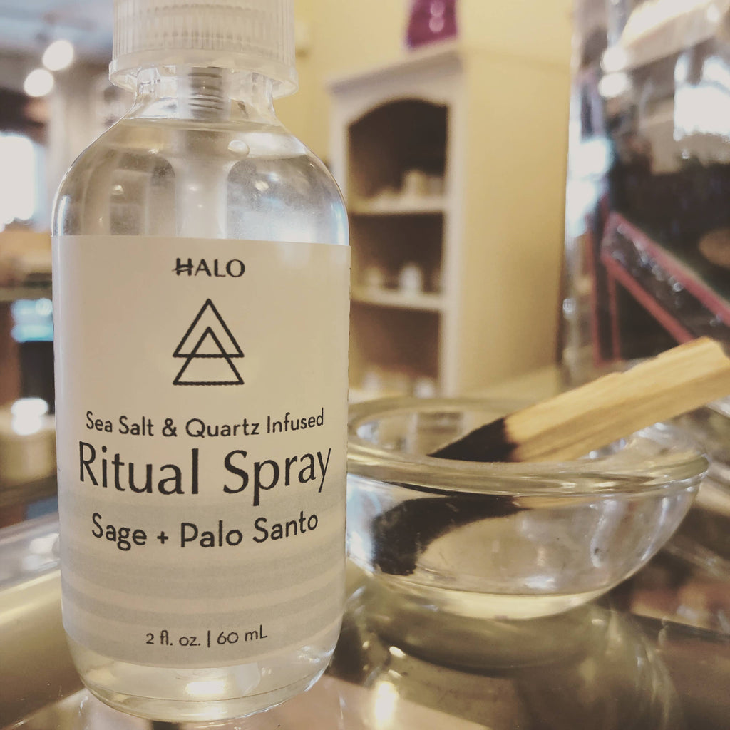 Sage & Palo Santo Ritual Smudge Spray – Cleansing & Purifying Mist | 2 fl oz