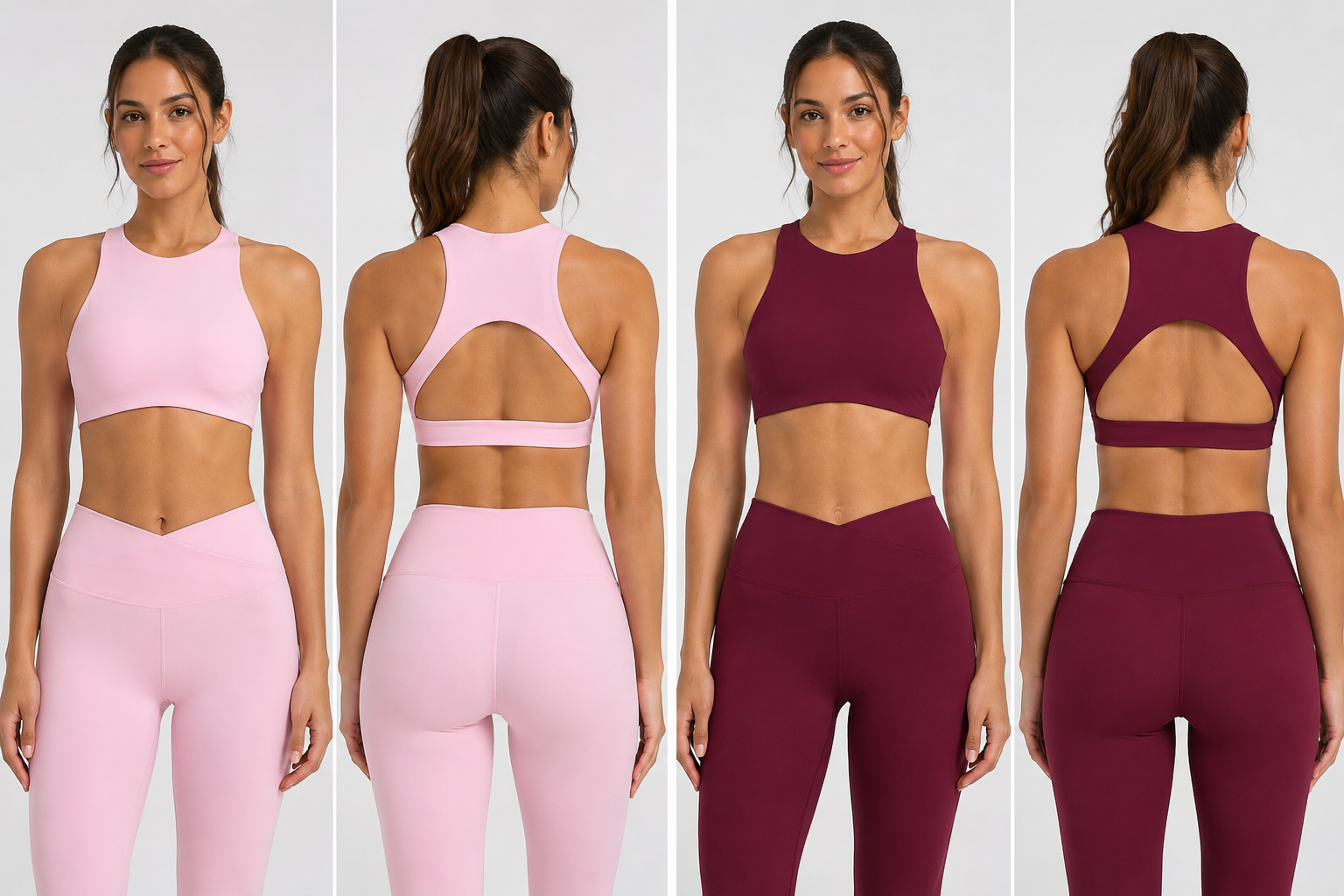 High Impact Racerback Cutout Sports Bra