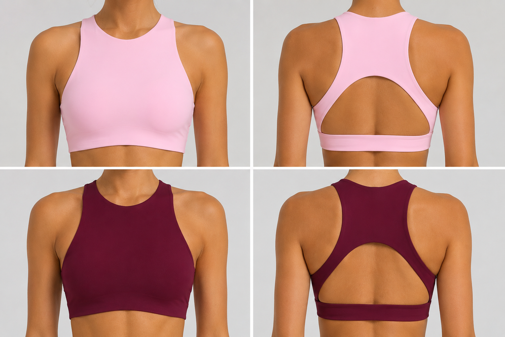 High Impact Racerback Cutout Sports Bra