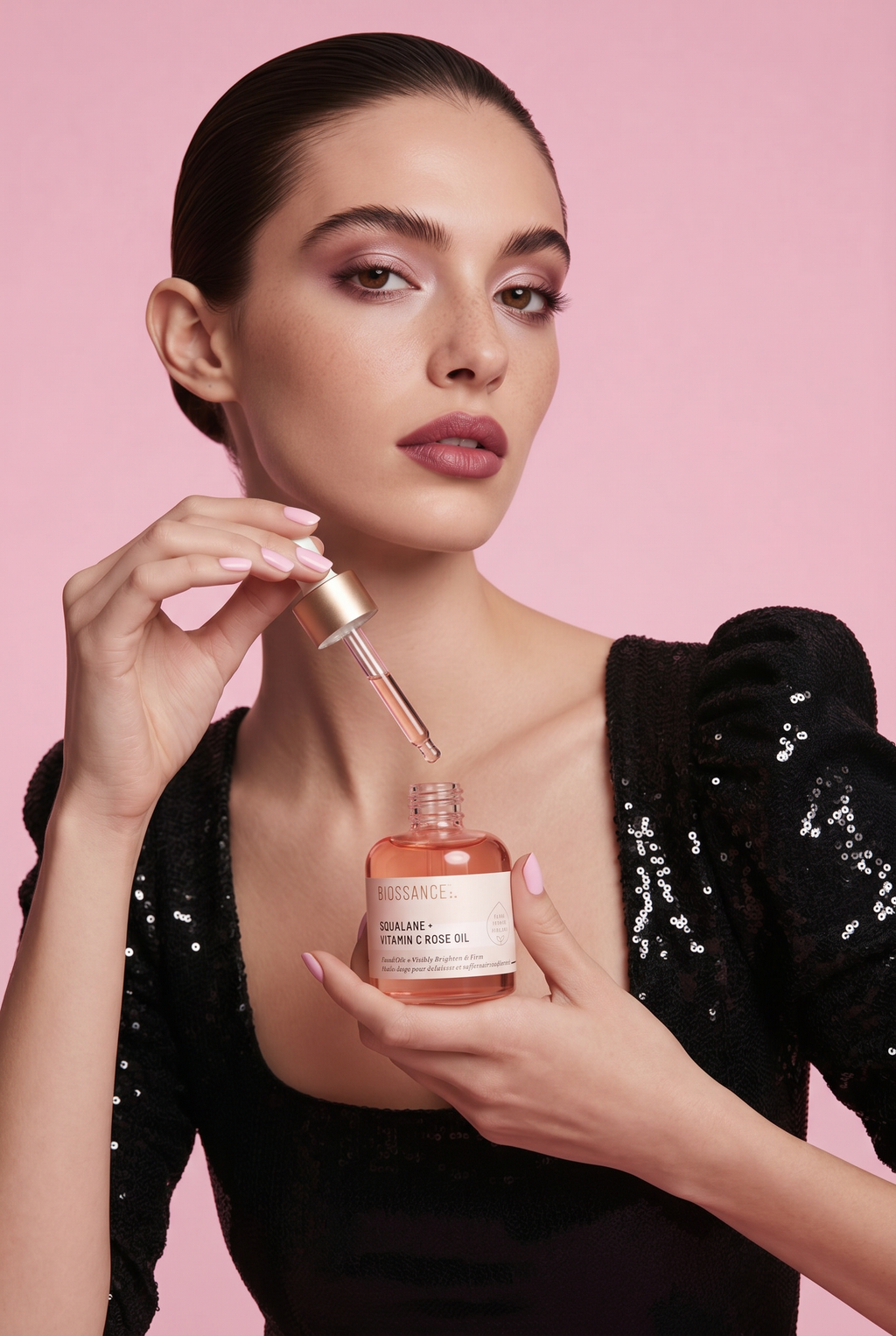 Squalane & Vitamin C Rose Brightening Facial Oil