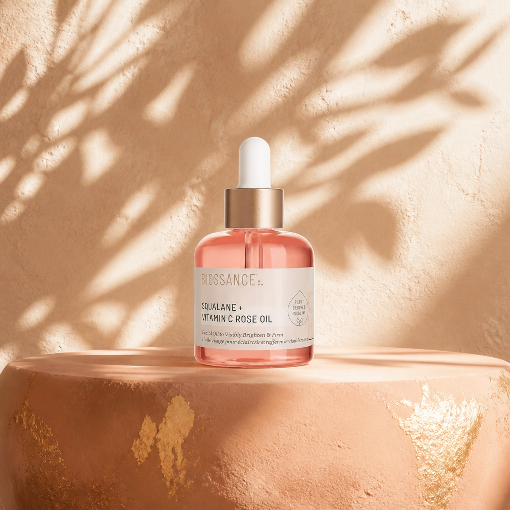 Squalane & Vitamin C Rose Brightening Facial Oil