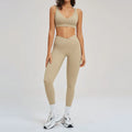 Women's 2-Piece Yoga Tracksuit – Sports Bra & Leggings Set